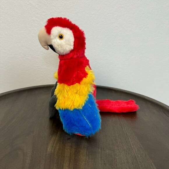 Wild Republic Cuddlekins Scarlett Macaw Plush Stuffed Parrot Bird Red Toy - Picture 4 of 10